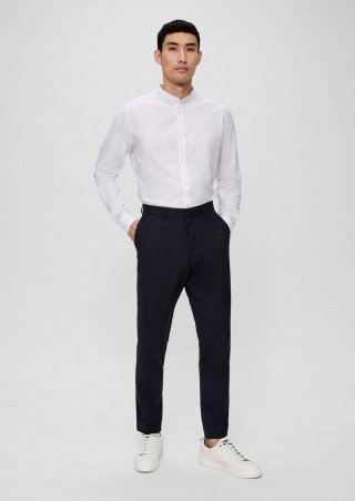 s.Oliver s.O ULTIMATE: Elastische Anzughose aus Wollmix - navy
