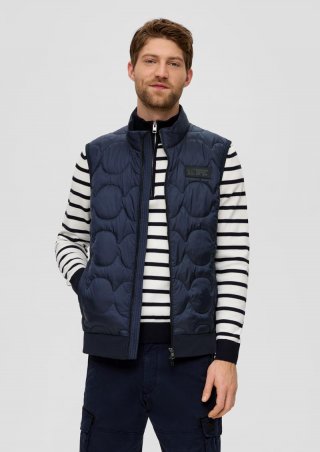 s.Oliver Weste mit Steppung - navy