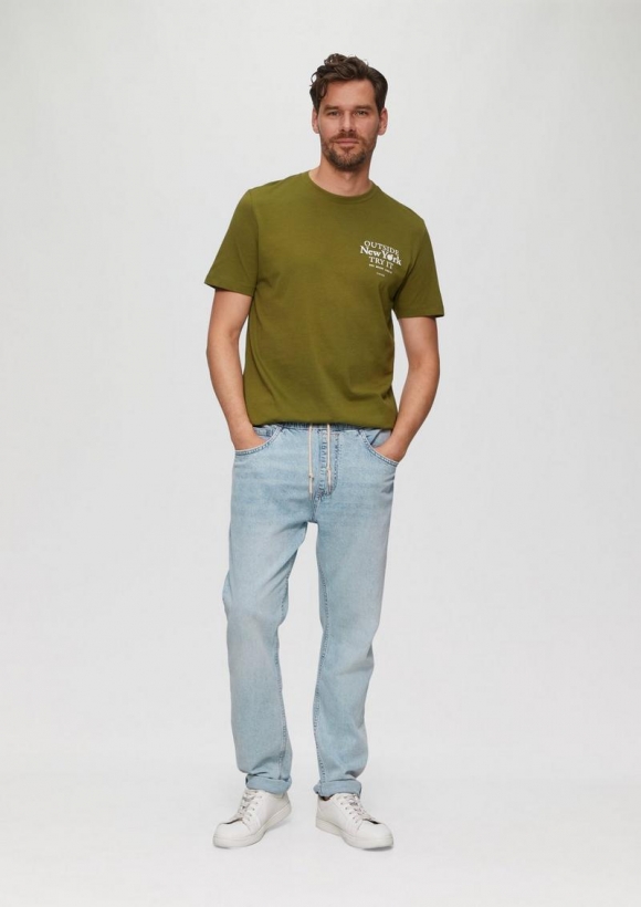 s.Oliver Jeans / Regular Fit / Mid Rise / Tapered Leg / Lyocellmix - blau