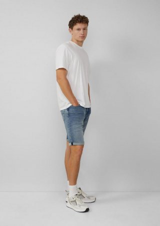 s.Oliver Jeans-Shorts John / Regular Fit / Mid Rise / Komfort-Stretch - blau