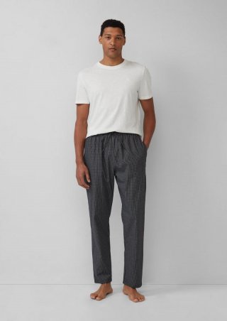 s.Oliver Pyjama-Hose mit Eingrifftaschen - schwarz