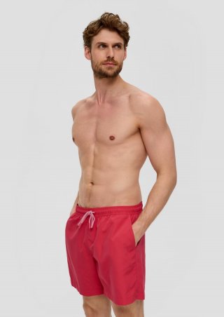s.Oliver Badeshorts mit Eingrifftaschen - himbeere