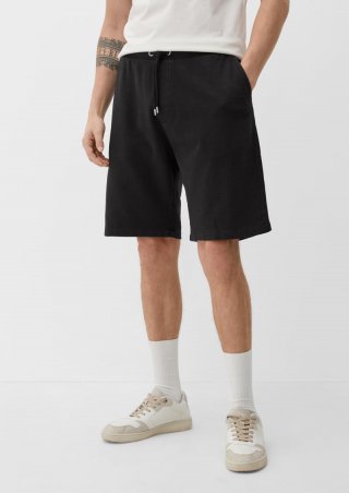 s.Oliver Relaxed: Sweatpants mit Elastikbund - schwarz