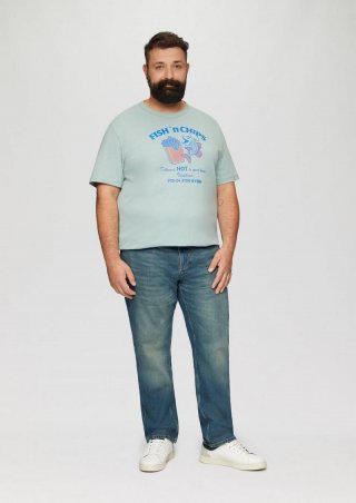 s.Oliver Jeans Casby / Relaxed Fit / High Rise / Straight Leg - blau