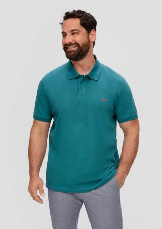 s.Oliver Poloshirt mit Piquéstruktur - petrol