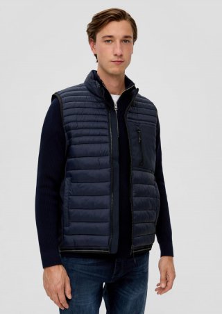 s.Oliver Weste mit Steppung - navy