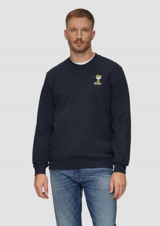 s.Oliver Leichtes Sweatshirt mit Peanuts®-Motiv - navy