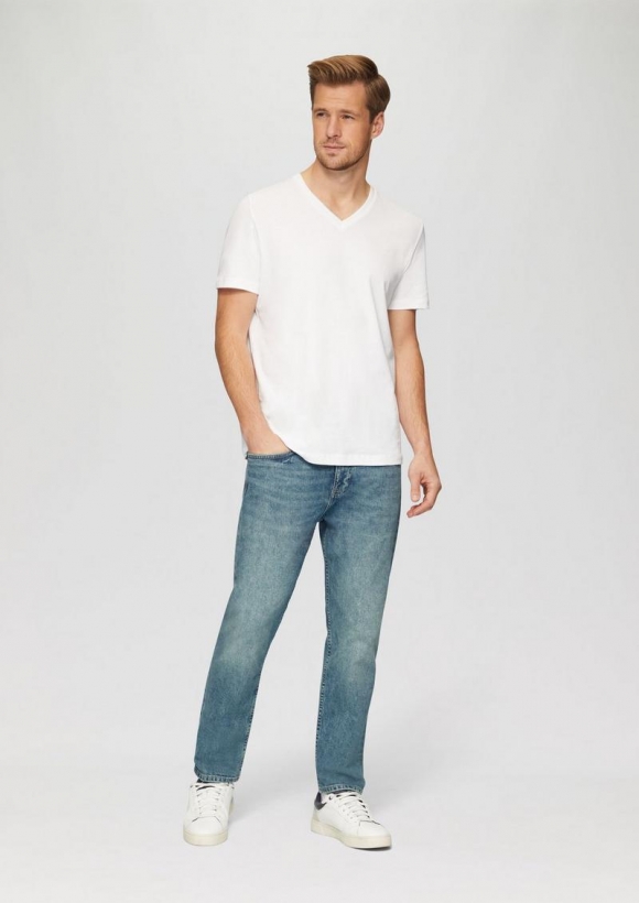 s.Oliver Jeans Mauro / Regular Fit / Mid Rise / Tapered Leg - blau