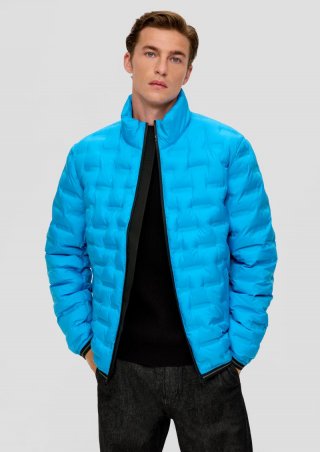 s.Oliver Jacke mit Reißverschlusstaschen - türkis