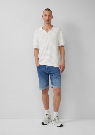 s.Oliver Jeans-Shorts John / Regular Fit / Mid Rise - blau