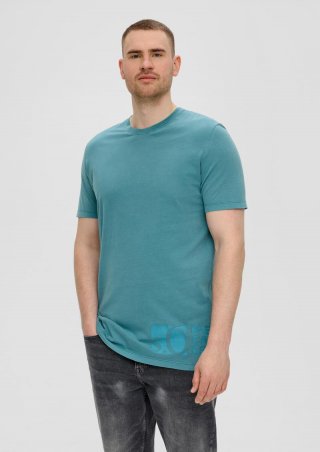 s.Oliver T-Shirt mit Logo-Patch - petrol