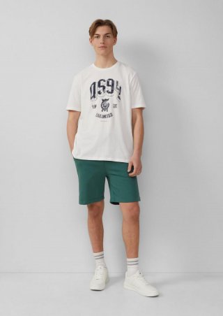 s.Oliver Sweat-Jogger aus Jersey - tannengrün