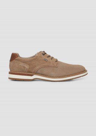 s.Oliver Velours-Halbschuh im sportiven Look - 341