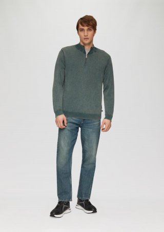 s.Oliver Jeans Pete / Regular Fit / Mid Rise / Straight Leg - blau