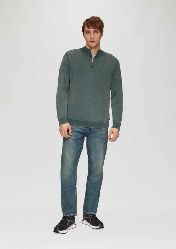 s.Oliver Jeans Pete / Regular Fit / Mid Rise / Straight Leg - blau