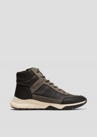s.Oliver Stiefel in Sneaker-Optik - schwarz