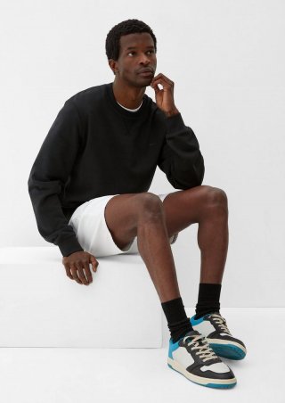 s.Oliver Sweatshirt mit Logoprint - schwarz
