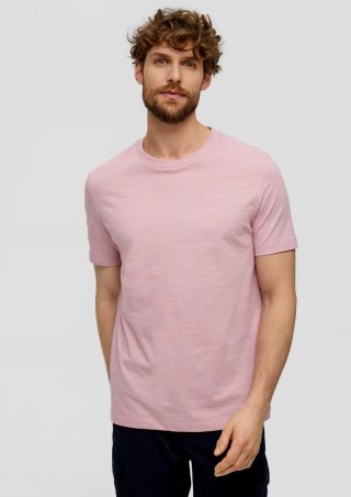 s.Oliver T-Shirt mit Crew Neck - zartrosa