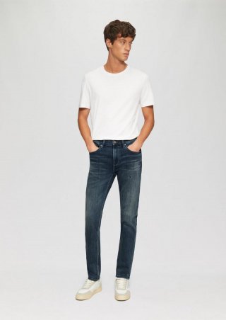 s.Oliver Jeans Nelio / Slim Fit / Mid Rise / Slim Leg - dunkelblau