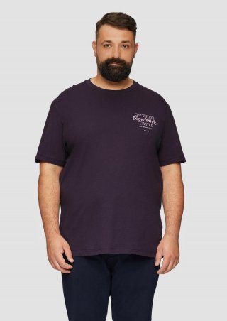 s.Oliver T-Shirt mit Print - lila