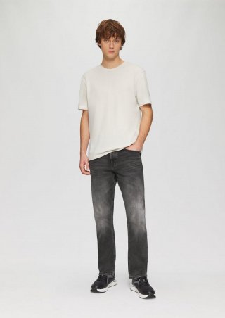 s.Oliver Jeans Pete / Regular Fit / Mid Rise / Straight Leg - graphit