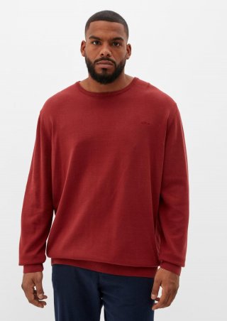 s.Oliver Pullover aus Feinstrick - rubinrot