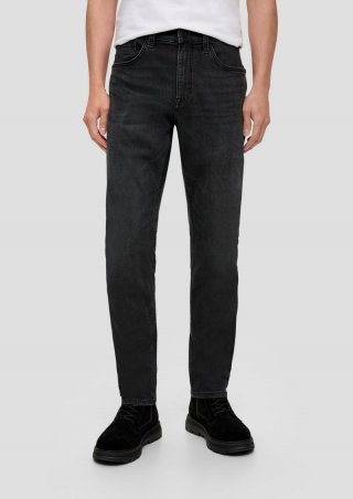 s.Oliver Jeans Mauro / Regular Fit / Mid Rise / Tapered Leg - graphit