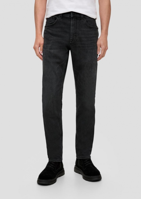 s.Oliver Jeans Mauro / Regular Fit / Mid Rise / Tapered Leg - graphit