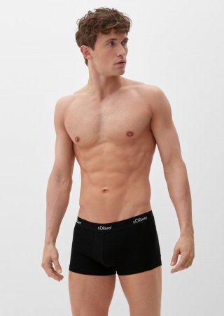 s.Oliver 3er-Pack Boxershorts - schwarz
