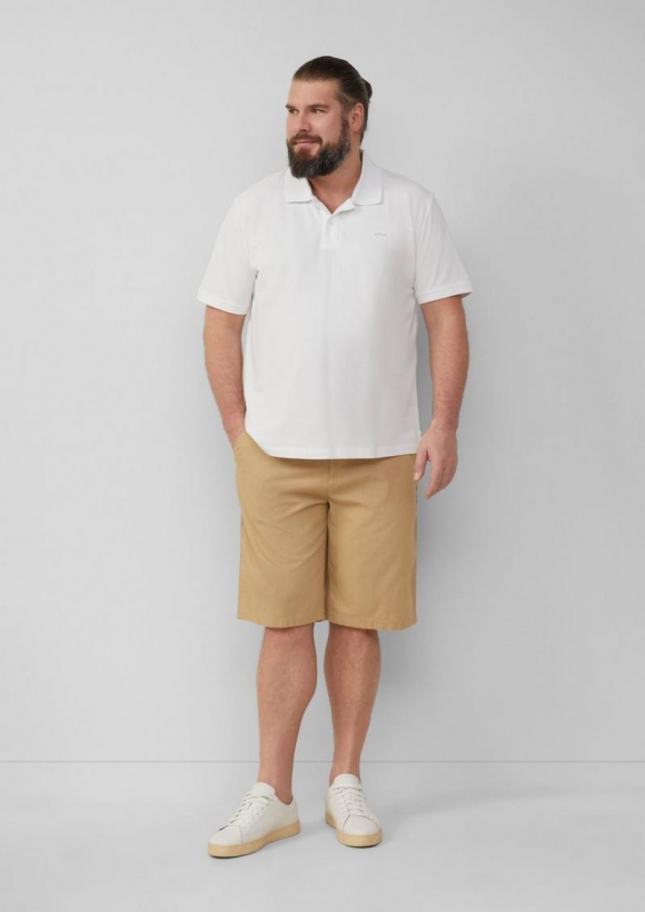 s.Oliver Detroit: Bermuda im Relaxed Fit - beige