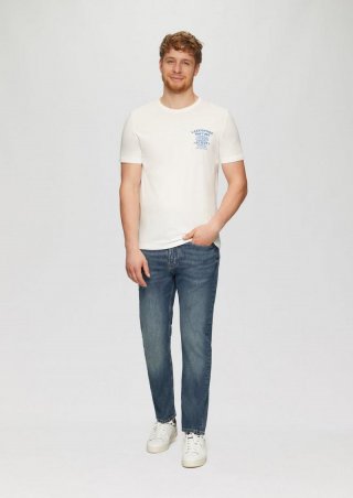 s.Oliver Jeans Mauro / Regular Fit / Mid Rise / Tapered Leg / 100% Baumwolle - blau