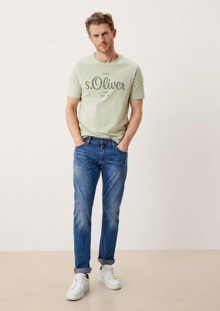 s.Oliver Jeans Keith / Slim Fit / Mid Rise / Slim Leg - ozeanblau
