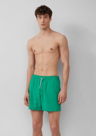s.Oliver Badeshorts mit Tunnelzug und Eingrifftaschen - grün