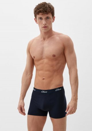 s.Oliver Boxershorts im 3er-Pack - blau