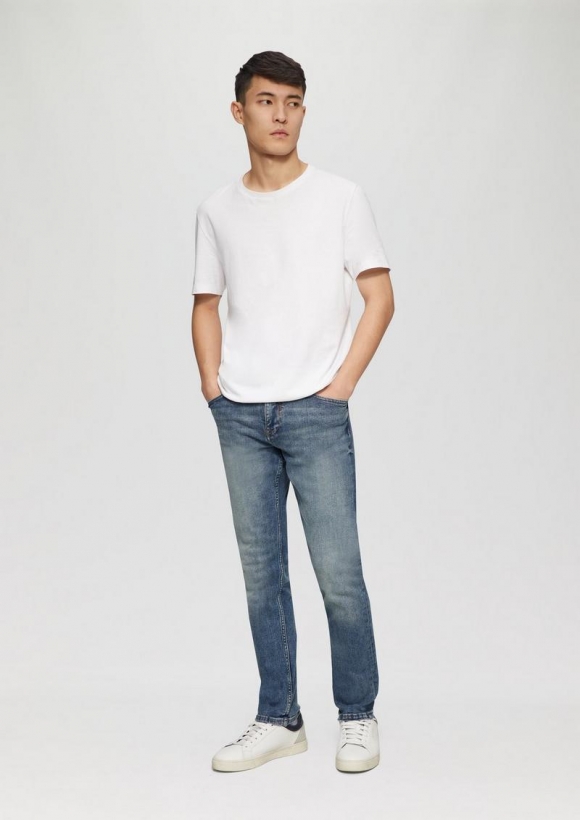 s.Oliver Jeans Nelio / Slim Fit / Mid Rise / Straight Leg / 5 Gear Denim - blau