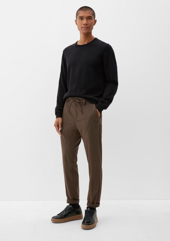 s.Oliver Slim: Jogg Suit-Hose - mokka