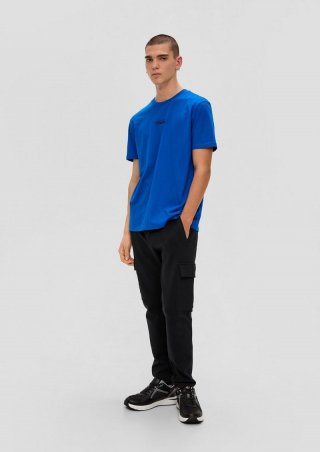 s.Oliver Regular: Jogpants mit Cargotaschen - schwarz