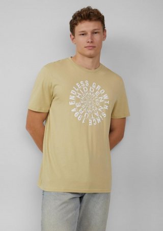 s.Oliver T-Shirt mit Frontprint - hellgrün