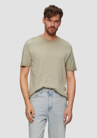 s.Oliver T-Shirt aus Baumwollmix mit Wascheffekt - karamell