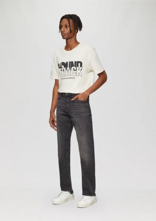 s.Oliver Jeans Pete / Regular Fit / Mid Rise / Straight Leg - graphit