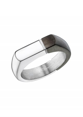 s.Oliver Ring im Bicolor-Look - silber