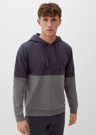 s.Oliver Kapuzensweatshirt - dunkelgrau