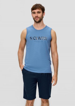 s.Oliver Relaxed-Fit-Shorts aus strukturiertem Leinenmischgewebe mit Bundfalte - navy