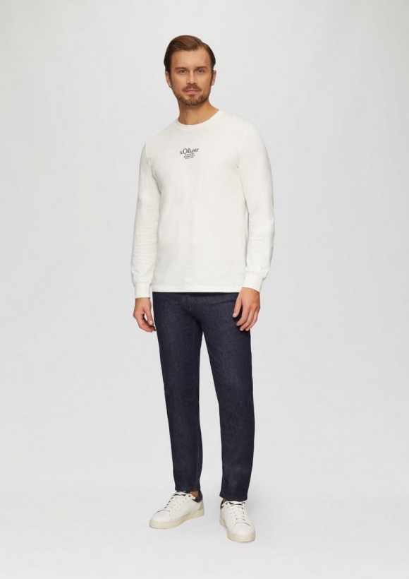 s.Oliver Jeans Nelio / Slim Fit / Mid Rise / Slim Leg / Rinsed Wash - blau