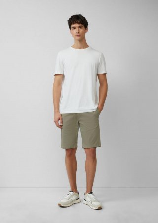 s.Oliver Austin: Strukturierte Bermuda im Slim Fit - olivgrün
