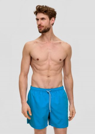 s.Oliver Badeshorts mit Eingrifftaschen - azurblau