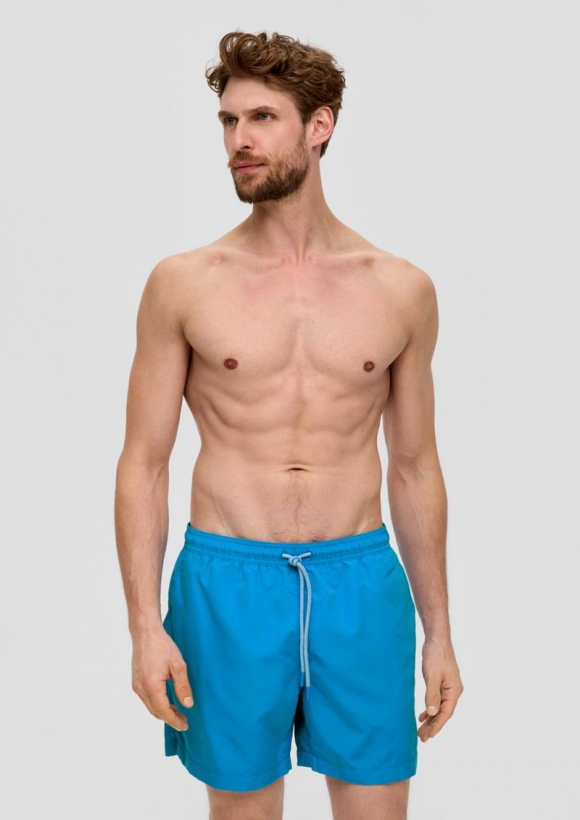 s.Oliver Badeshorts mit Eingrifftaschen - azurblau