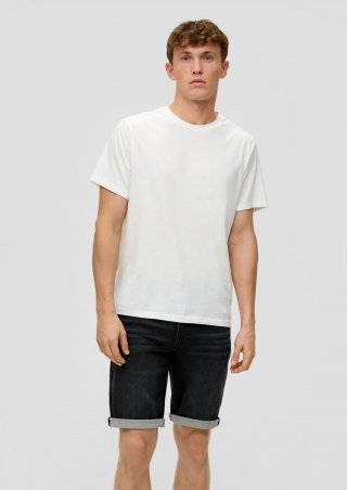 s.Oliver Bermuda-Jeans / Regular Fit / Mid Rise / Straight Leg - dunkelgrau