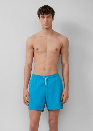 s.Oliver Badeshorts mit Tunnelzug und Eingrifftaschen - türkis