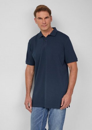 s.Oliver Poloshirt aus Baumwollpiqué - navy
